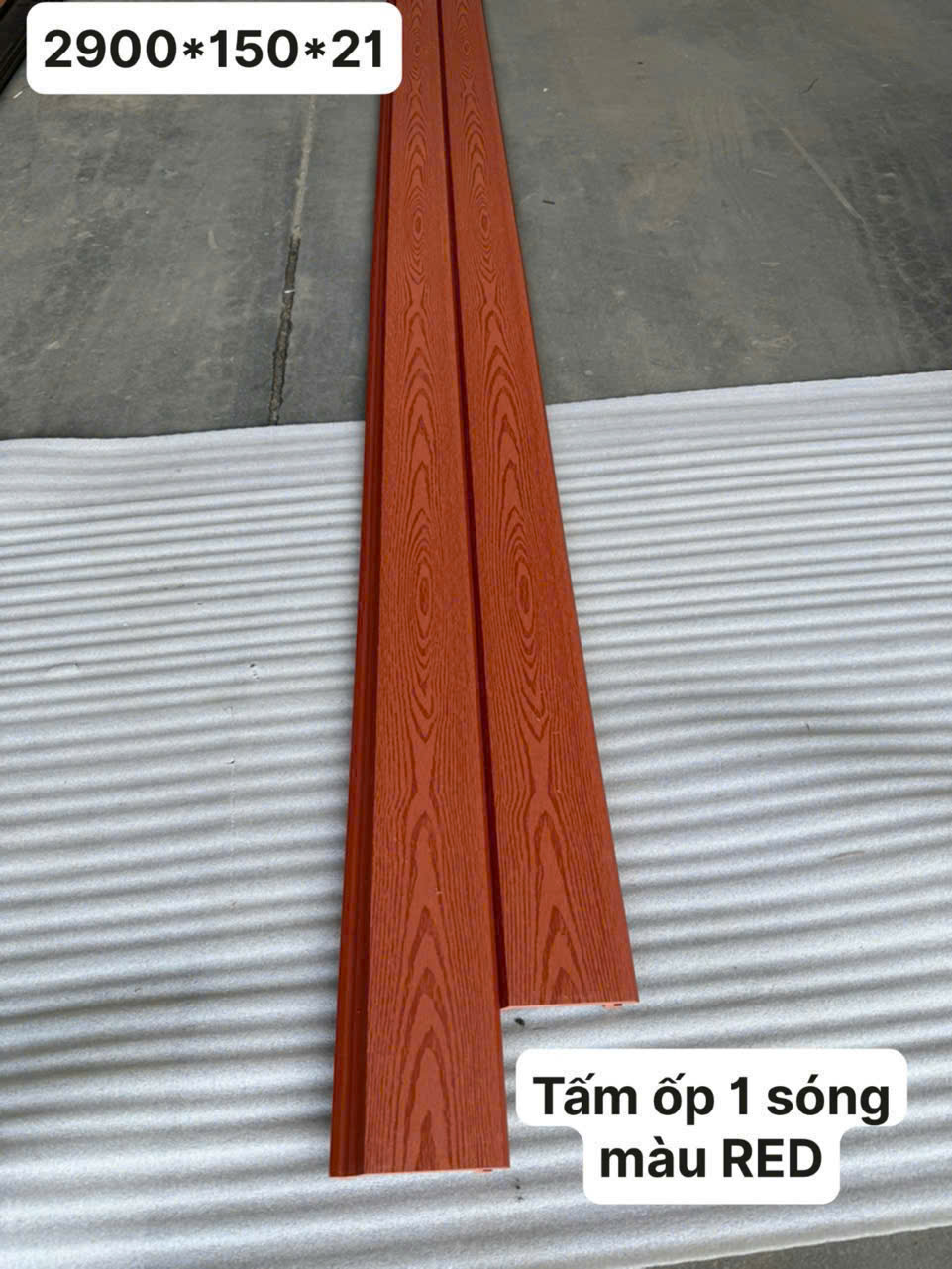 TẤM ỐP 1 SÓNG NGOÀI TRỜI - RED